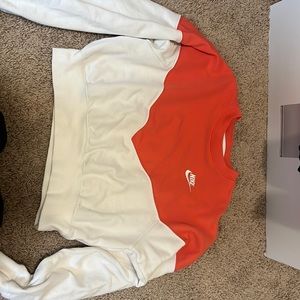 Nike cropped sweatshirt